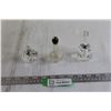 Image 1 : (3) Glass Perfume Bottles - (1) Lid Doesn't Stay On