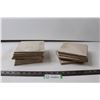 Image 1 : (20) Tiles- 6"x6" 8mm Thick in Beige and Marble (Porcelain)