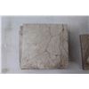 Image 2 : (20) Tiles- 6"x6" 8mm Thick in Beige and Marble (Porcelain)
