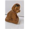 Image 4 : Wood Carved Dog and Clock (Broken)