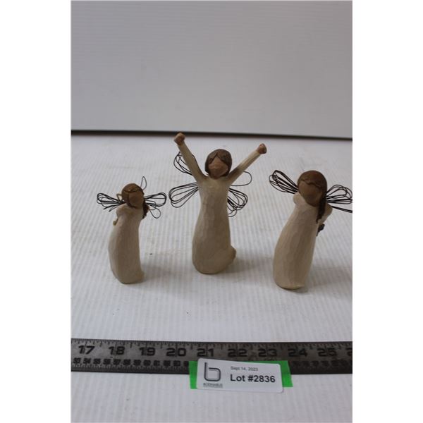 (3) Willow Tree Angels