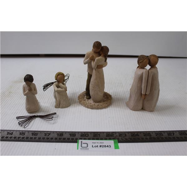 (4) Willow Tree Figurines