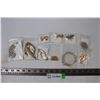 Image 1 : (10) Jewelry Pieces- Earrings, Bracelets, Pins, Chains