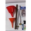 Image 3 : Funnels, Hose Clamps, Plumbing Supplies and Other Items