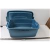 Image 1 : Rubbermaid Tote w/ Lid