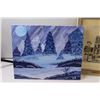 Image 2 : Painting and Framed Watercolor- 20"x16" and 19"x15"