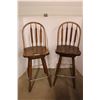 Image 1 : *(3x Bid Price) Wooden Bar Stools- 46" High