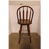 Image 4 : *(3x Bid Price) Wooden Bar Stools- 46" High