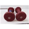 Image 2 : 8lb Cast Iron Hand Dumbbells