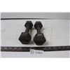 Image 1 : 5lb Iron Hand Dumbbells
