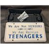 Image 2 : Novelty License Plate includes Mounting Bracket and Hardware