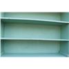 Image 2 : **Light Green Wooden Bookshelf - 10" x 42" x 78" High - Some Damage