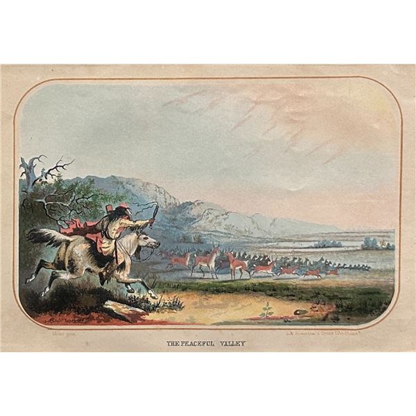 Alfred Jacob Miller, five chromolithographs