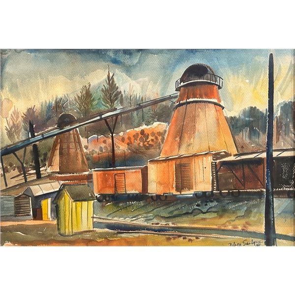 Nelson Sandgren, watercolor