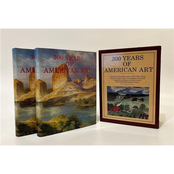 300 Years of American Art (set of 2 books) compiled by Michael David Zellman