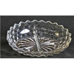 Fostoria America Divided Dish