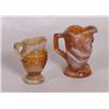 Image 2 : Pr Small Slag Glass Pitchers