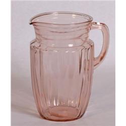 Pink Depression Pitcher