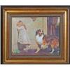 Image 2 : Framed Print Child & Dog 28'x 24'H