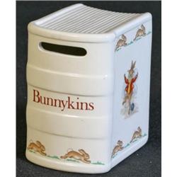 Royal Dalton Bunnykins Bank small hairling crack in base