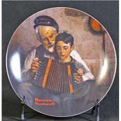 Norman Rockwell Plate The Music Maker