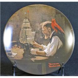 Norman Rockwell Plate The Ship Builder