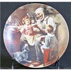 Norman Rockewll Plate The Tycoon