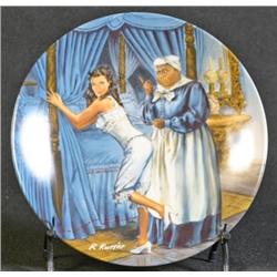 Gone With the Wind Plate Mammy Lacing Scarlett