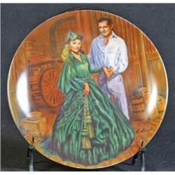 Gone with the Wind Plate Scarlett's Green Dress