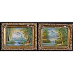 33) Mini Oil on Board 9' x 7' H