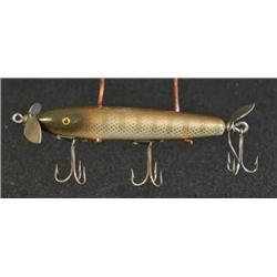 Fishing Lure Glold Scale Wooden Paw Paw Torpedo