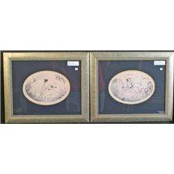 23) Erte Framed Print 20' x 17' H