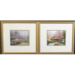 14) Kinkade Prints 19' x 17'H
