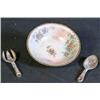 Image 1 : Gold Wash Serving Set Porc. 3pc