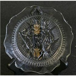 5 1/4' Iris Clear Plate