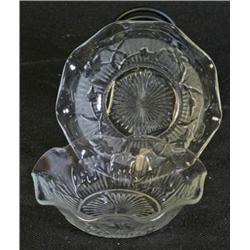 5 1/4' Iris Clear Ruffle Bowl