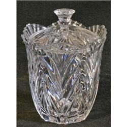 Crystal Biscuit Jar