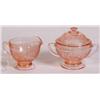 Image 1 : Sharon Depression Glass Cream & Sugar