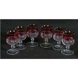 Lot 6 Flash Ruby Glasses