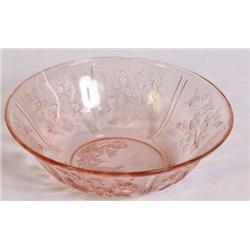 Sharon Depression Glass Bowl 10'