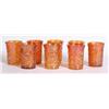 Image 1 : Lot 8 Cups Carnival Glass