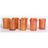 Image 2 : Lot 8 Cups Carnival Glass
