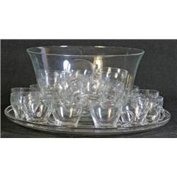 Punch Bowl Set w/ About 23 cups