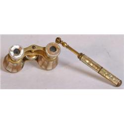 Mother of Peral Inlayed Opera Glasses