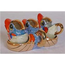 Unusual Bird Creamer and Sugar