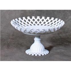 Milk Glass Center Piece