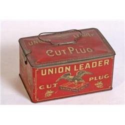 Union Leader Tobacco Tin