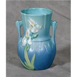 Blue Roseville Vase