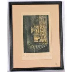 Charcoal by Anna M. Ellsworth 'Midnight Mass'