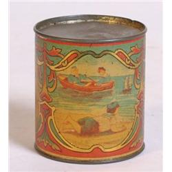 Early Tin Bank Unusual Face